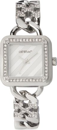 Off-white STREET BLING Crystal Watch