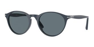 Persol PO3092SM Polarized 90693R Mens Sunglasses Blue Size 52