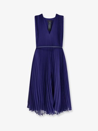 Max Mara Mxecapsula long dress with belt - MAX MARA - gender_Woman