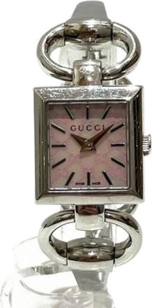 Gucci Pre-owned Vintage Polshorloge - Dames - Vintage Horloges - Roze - ONE Size - Vintage
