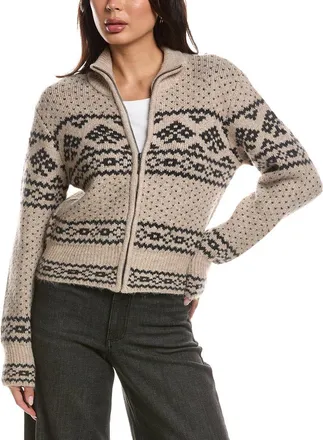 Z Supply Z Supply Bismarck Wool-Blend Zip Cardigan