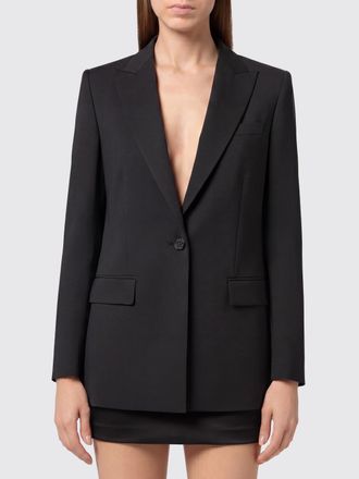 Philipp Plein Blazer corto con stampa Skull e cristalli applicati
