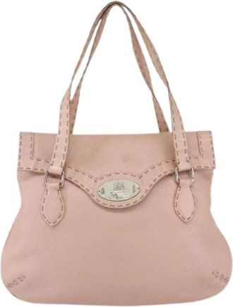 Fendi Pre-owned Handbags, female, Pink, Size: ONE SIZE Pre-owned Vintage Handbag
