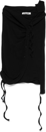 Ottolinger Womens Ribbed Mini Skirt