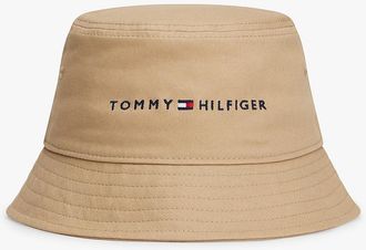 Tommy Hilfiger Tommy Logo Bucket Hat - Beige - LXL