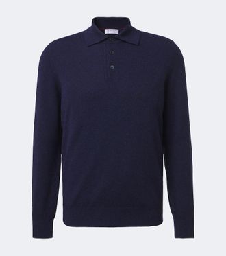 Brunello Cucinelli Cashmere polo sweater