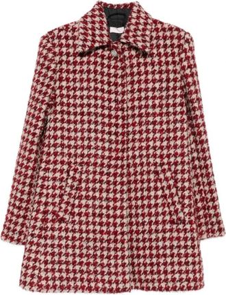 Liu Jo Beige Jas voor Vrouwen Aw 25 - Dames - Mantel - Veelkleurig - L - Polyester - Jassen