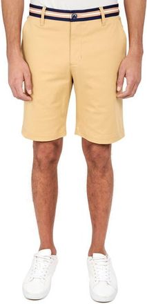 ConStruct Slim Fit Solid Cotton Stretch Shorts in Tan at Nordstrom, Size 388