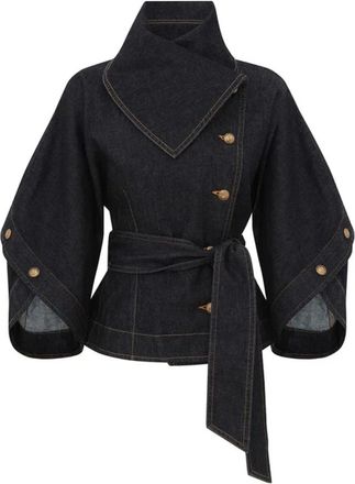 Zimmermann Dames, Jassen, Blauw, Maat: XS Denim