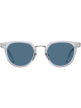 Prada round-frame sunglasses - men - Acetate - One Size - Blue