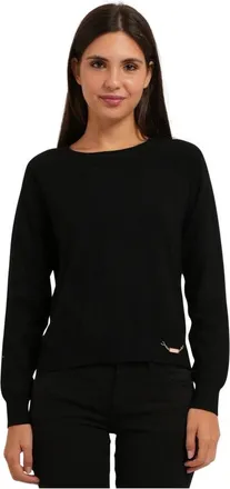 Gaud&igrave; Crew Neck Sweater - Dames - Truien - Zwart - Maat: XL Viscose