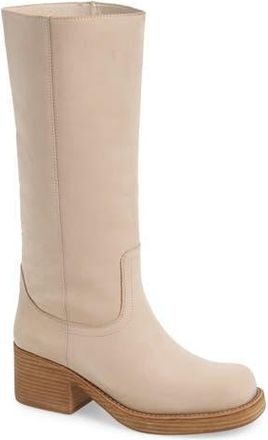 Jeffrey Campbell Reflect Platform Boot in Ivory Nubuck at Nordstrom Rack, Size 9.5