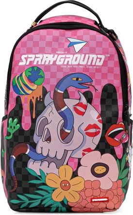 Sprayground Zaino con stampa grafica - Rosa