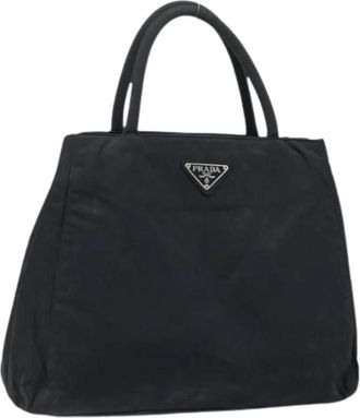 Prada Pre-owned Vintage Nylon Tote Bag - Dames - Vintage Shopper - Zwart - ONE Size - Nylon - Vintage