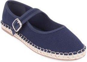 Elie Tahari Willow Esapdrille Mary Jane Flat in Navy at Nordstrom Rack, Size 8.5
