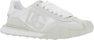 Dolce & Gabbana Mens Low Top Sneakers Dg Athletic White Lamb Trainers