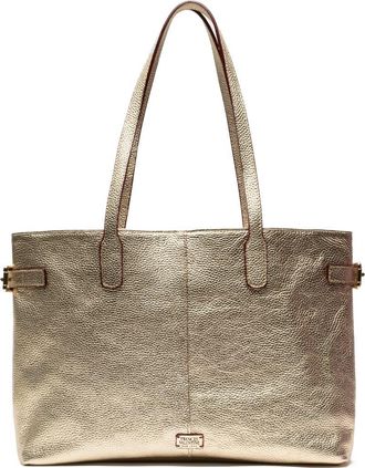 Frances Valentine Large Amalie Leather Tote in Platino at Nordstrom