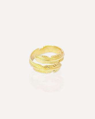 Ottoman Hands Feather Ring in Gold at Nordstrom