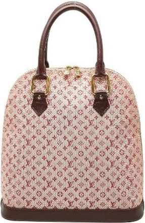 Louis Vuitton Pre-owned Handbags, female, Red, Size: ONE SIZE Pre-owned Vintage Canvas Handbag