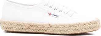 Superga 2750 Cotton Stone Wash Rope - Heren - Veterschoenen - Wit - 37 1/2 EU - Katoen - Schoenen