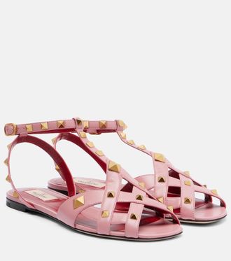 Valentino Garavani Rockstud leather slingback sandals