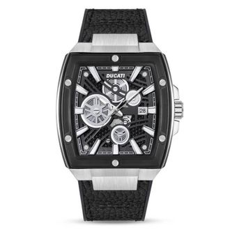 Ducati Classic 3H Quartz Black Dial Mens Watch DTWGB0000701