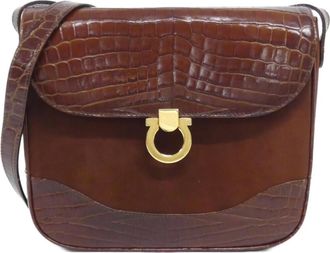 Ferragamo Leather Shoulder Bag (Pre-Owned)