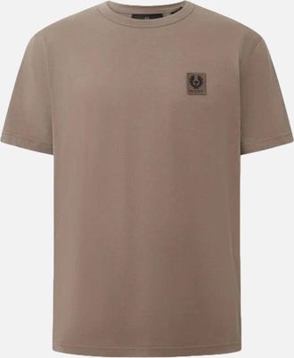 Belstaff Mens Belstaff T-Shirt Asphalt - Tan - Size: 38