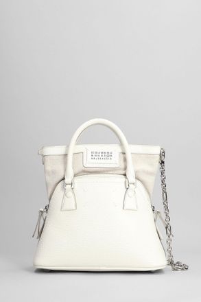 Maison Margiela Borsa a mano in pelle bianca