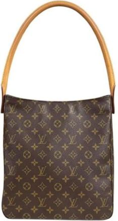 Louis Vuitton Pre-owned Vintage Monogram Shoulder Bag - Dames - Vintage Schoudertas - Bruin - ONE Size - Vintage