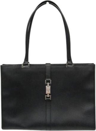 Gucci Pre-owned Shoulder Bags, female, Black, Size: ONE SIZE Pre-owned Jackie Tote Bag