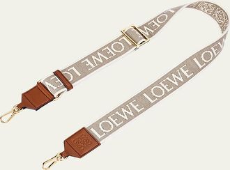 Loewe Anagram Strap in Jacquard and Leather