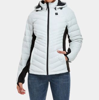 Ororo 4-Zone Heated Down Jacket In White