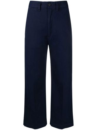 Ralph Lauren Wd Lg Chno Cropped Flat Front