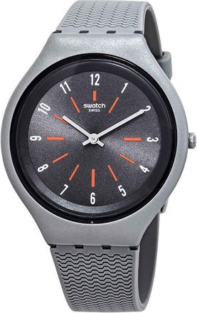 Swatch Skinshado Grey Dial Mens Watch SVUM103