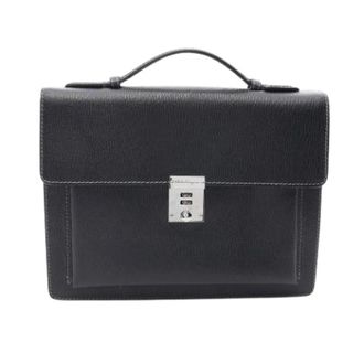 Ferragamo Borsa in Pelle Pre-owned - - Pre-owned - Uomo - Nero - ONE SIZE