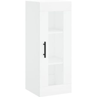 vidaXL Mobile a Parete Bianco 34,5x34x90 cm - Vidaxl