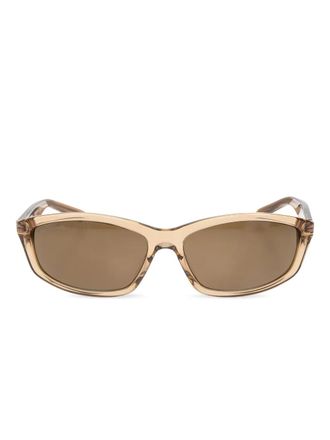 Balenciaga Zonnebril met logoprint - Beige