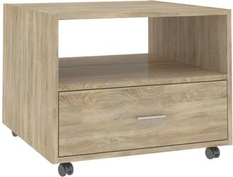 vidaXL Vidaxl - Mesa De Centro Madera De Ingenier&iacute;a Roble Sonoma 55x55x40 Cm