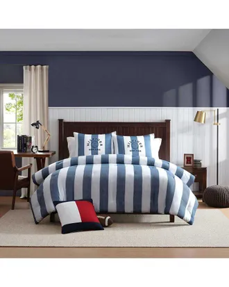 Tommy Hilfiger Berkeley Stripe Washed Comforter Set
