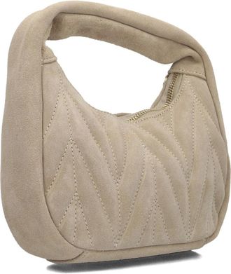 Notre-V Tassen, Dames, Beige, ONE Size, Elegante Zand Mabel Handtas