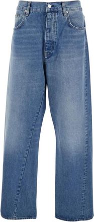Sunflower Five-pocket jeans met logopatch - Heren - Regular Fit Jeans - Blauw - W30 L32 - Katoen - Jeans