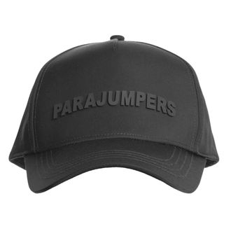 Parajumpers Mens Gemini Monotone Logo Charcoal Grey Cap Cotton - One Size