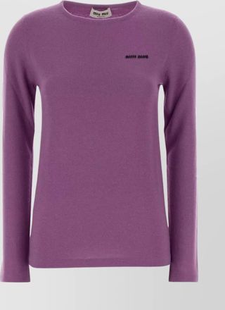 Miu Miu silk wool jumper