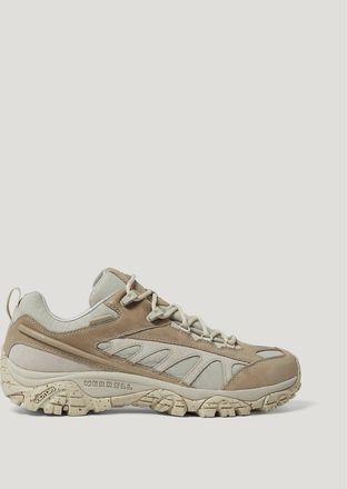 Belstaff X Merrell 1trl Moab Mesa Luxe Hiker Unisexs Suede Mix Stucco Size UK 4.5