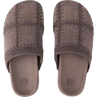 The Sak Bolinas Suede Clog Shoe in Mushroom Suede Patch at Nordstrom, Size 6