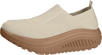 Generic Womens Mesh Casual Running Shoes Knit Slip On Platform Wedge Sneakers for Women Non Slip Workout Tennis Athletic Jogging Walking Shoes Lightweight Arc