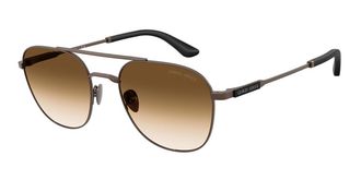Giorgio Armani AR6178 300651 Mens Sunglasses Brown Size 54