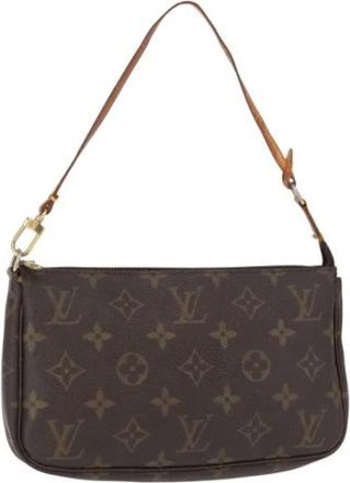 Louis Vuitton Pre-owned Mini Bags, female, Brown, Size: ONE SIZE Pre-owned Canvas Mini Bag