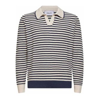 D4.0 V-neck Knitwear, male, Multicolor, Size: 2XL V-neck Knit